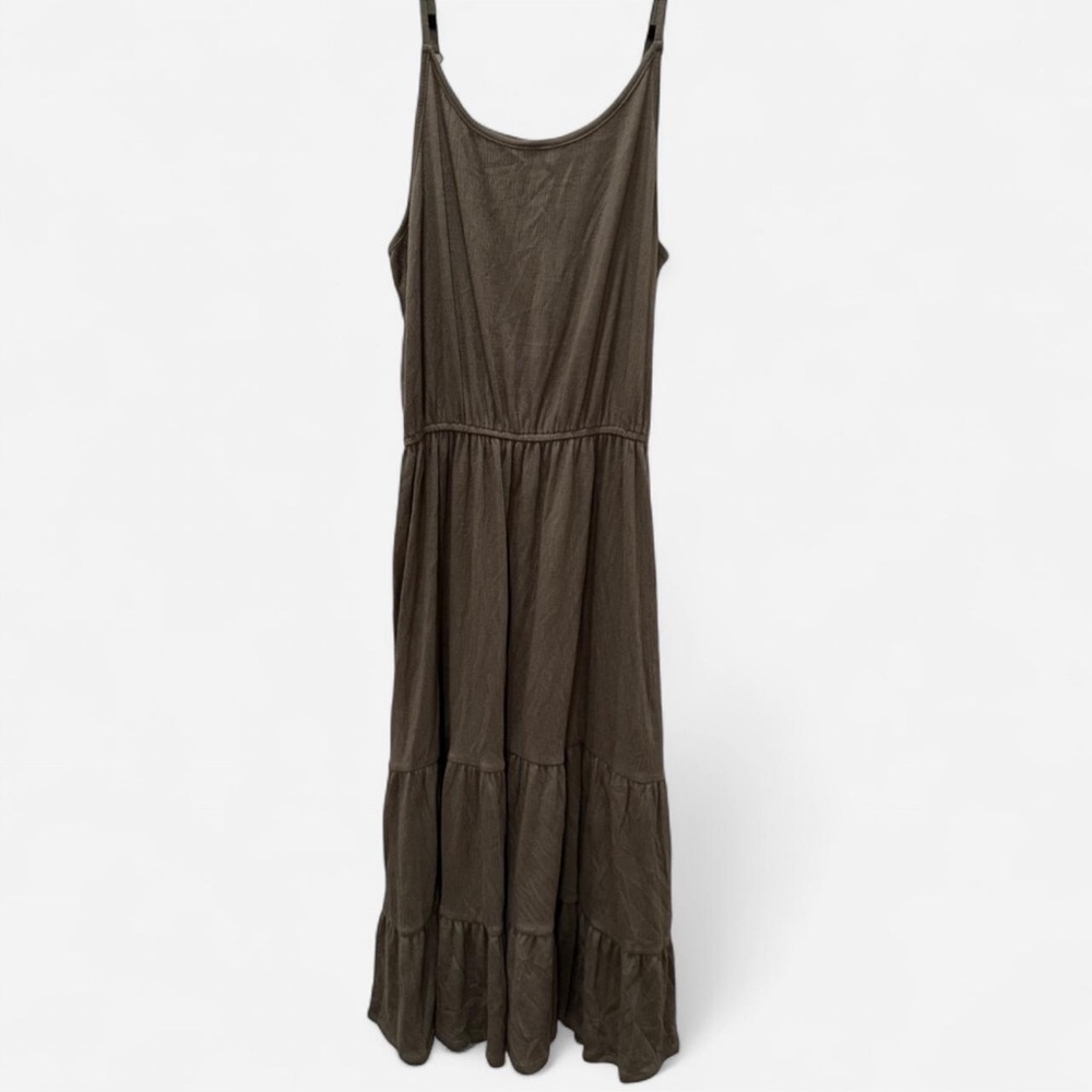 Sleeveless Brown Dress